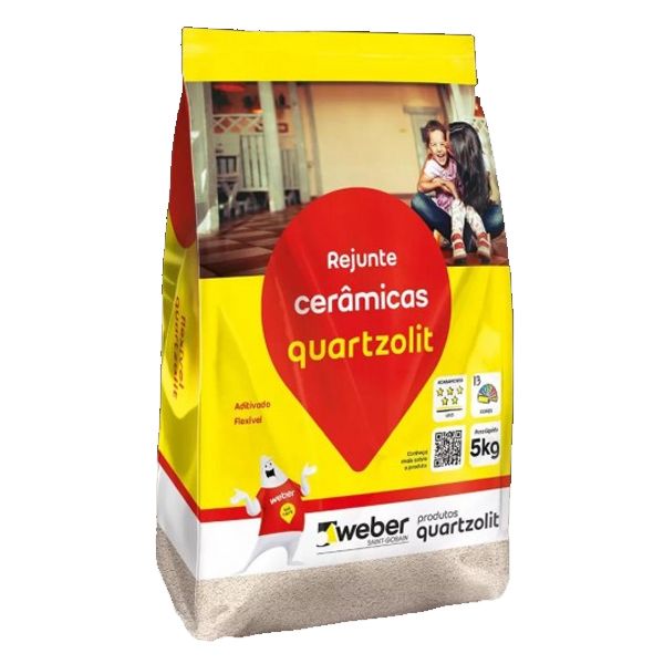 Rejunte Flexível para Cerâmicas 5KG Quartzolit