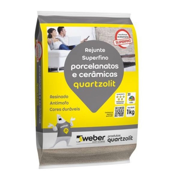 Rejunte Porcelanato 5Kg Quartzolit